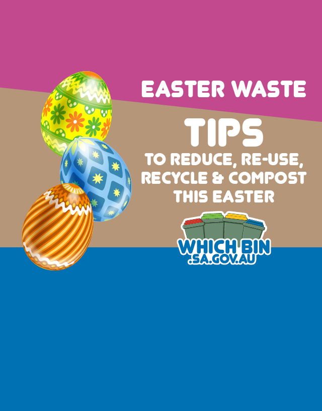 Remember to recycle your foil Easter Eggs wrappers.
